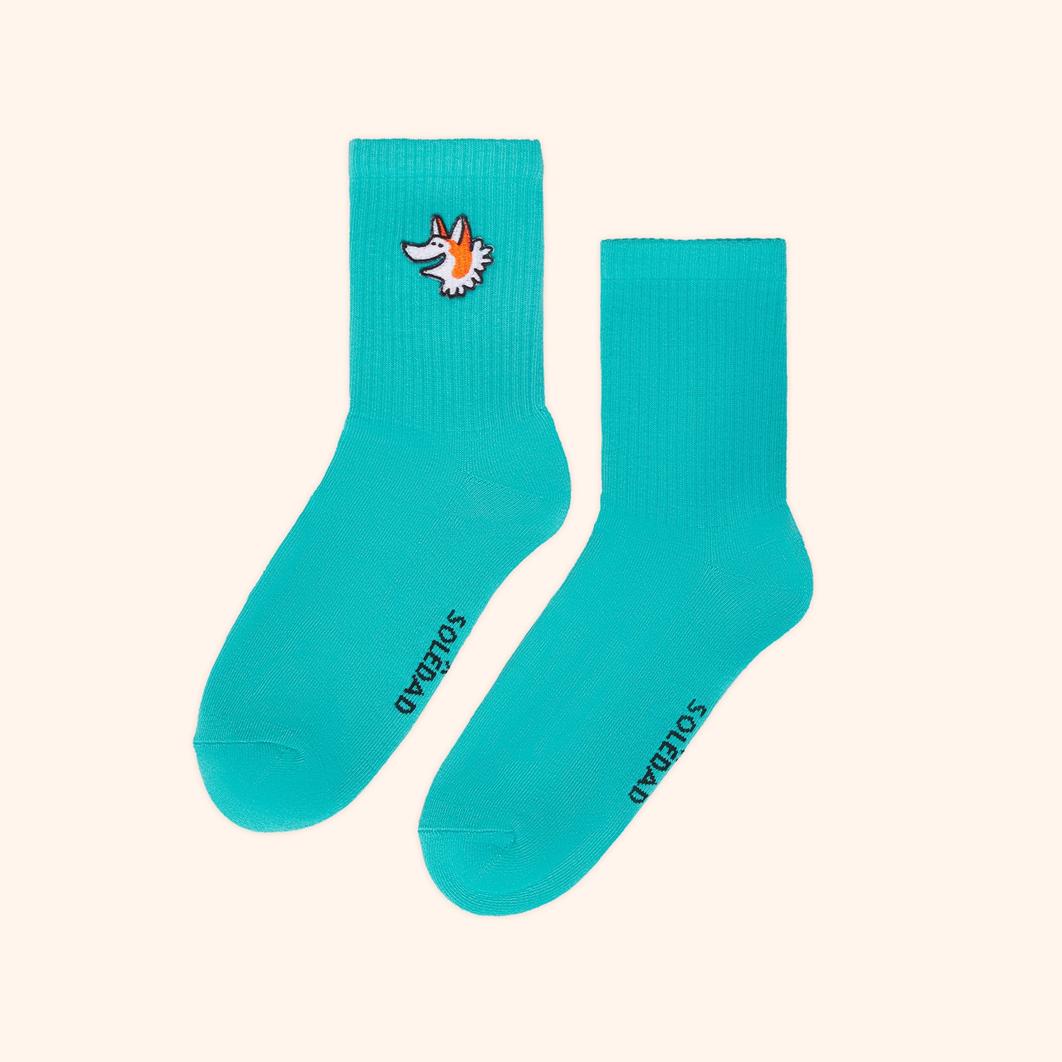 Chaussette fantaisie patch